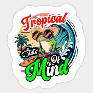 Tropical State of Mind Sticker